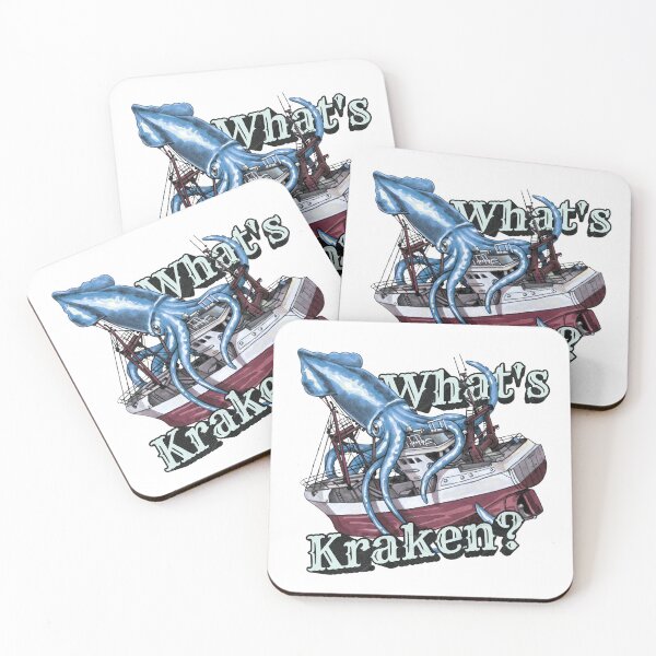 Item preview, What's Kraken? Blue Colossal Squid Design  designed and sold by Kelsey Worth.