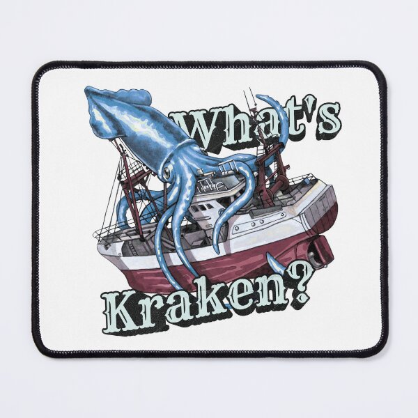 Item preview, What's Kraken? Blue Colossal Squid Design designed and sold by Kelsey Worth.
