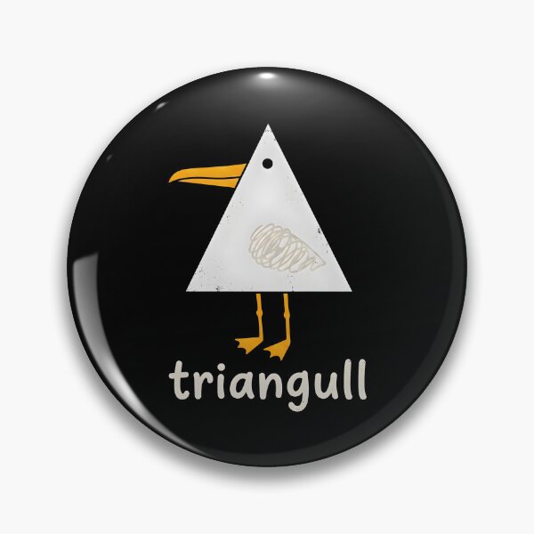 Item preview, Minimal Triangull Triangle Seagull Funny Math Pun T-Shirt designed and sold by blawdi.