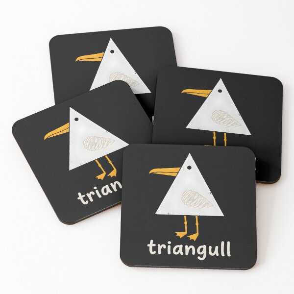 Item preview, Minimal Triangull Triangle Seagull Funny Math Pun T-Shirt designed and sold by blawdi.
