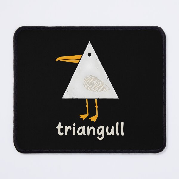 Item preview, Minimal Triangull Triangle Seagull Funny Math Pun T-Shirt designed and sold by blawdi.