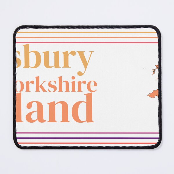 Item preview, Dewsbury West Yorkshire England City Marked On Map designed and sold by TheIconSmith.