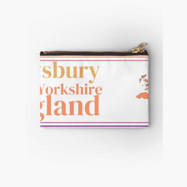 Item preview, Dewsbury West Yorkshire England City Marked On Map designed and sold by TheIconSmith.