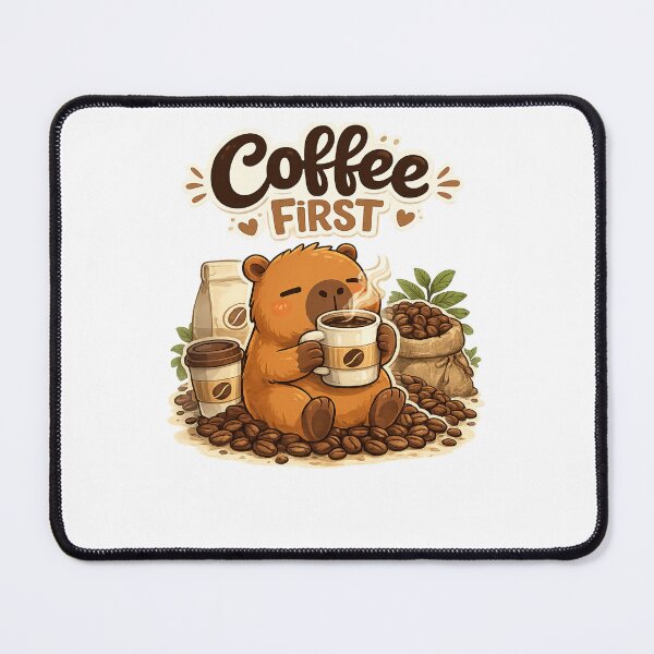 Item preview, Coffee First Funny Coffee Quote designed and sold by DailyTrendFinds.