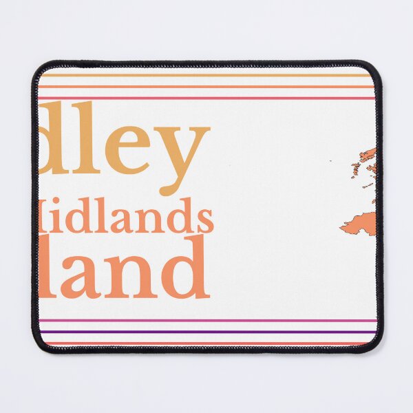 Item preview, Dudley West Midlands England City Marked On Map designed and sold by TheIconSmith.
