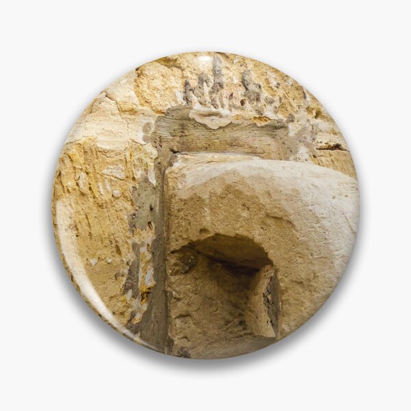 Item preview, Historic Stone Wall With Weathered Sandstone Ring And Rough Texture Architectural Detail designed and sold by Nmallia.