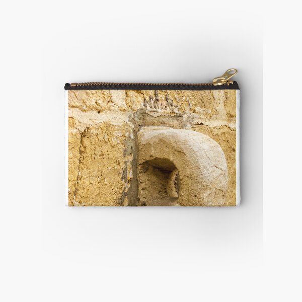Item preview, Historic Stone Wall With Weathered Sandstone Ring And Rough Texture Architectural Detail designed and sold by Nmallia.