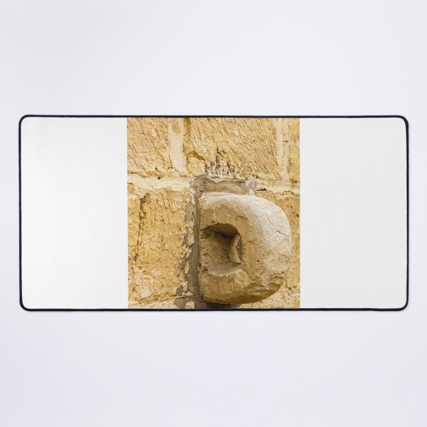 Item preview, Historic Stone Wall With Weathered Sandstone Ring And Rough Texture Architectural Detail designed and sold by Nmallia.