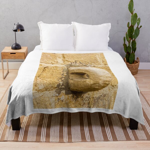 Item preview, Historic Stone Wall With Weathered Sandstone Ring And Rough Texture Architectural Detail designed and sold by Nmallia.