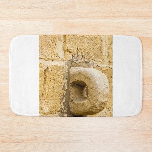 Item preview, Historic Stone Wall With Weathered Sandstone Ring And Rough Texture Architectural Detail designed and sold by Nmallia.