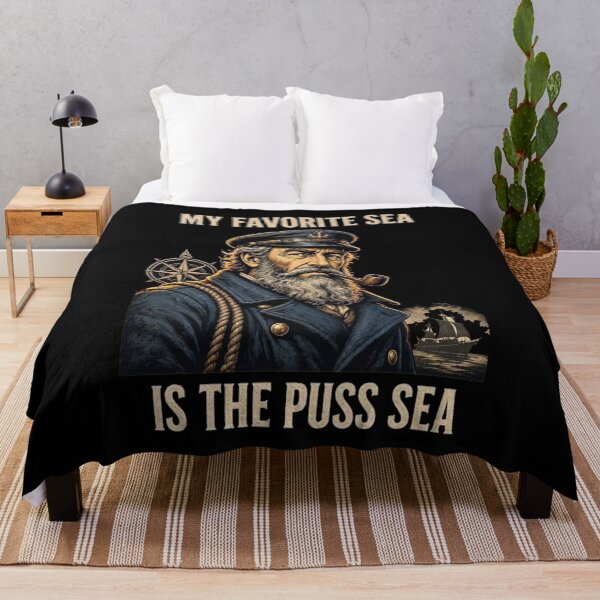 Item preview, My Favorite Sea is The Puss-Sea designed and sold by TheEndDesign.