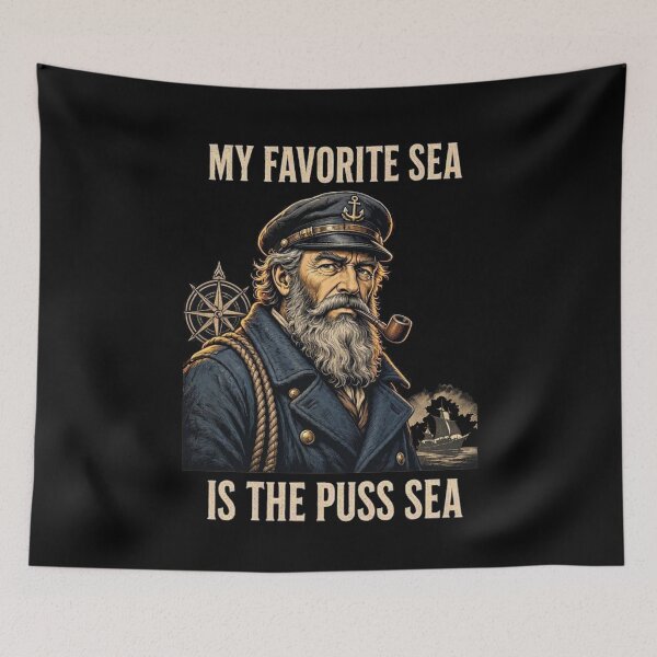 Item preview, My Favorite Sea is The Puss-Sea designed and sold by TheEndDesign.