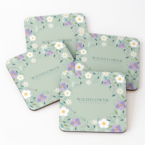 Item preview, Wildflower | Botanical Floral Frame Illustration designed and sold by luviedesign.
