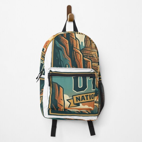 Item preview, Vintage Utah National Parks Travel Poster designed and sold by Herodestroyer.