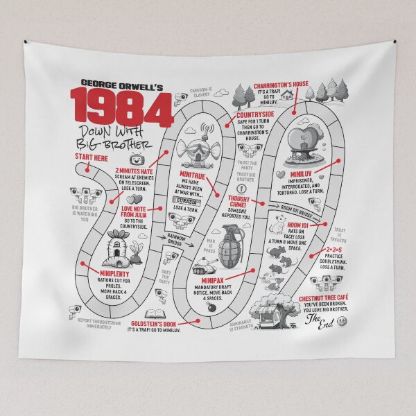 Item preview, 1984 The Board Game designed and sold by mstiv.