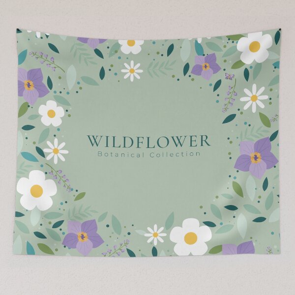 Item preview, Wildflower | Botanical Floral Frame Illustration designed and sold by luviedesign.