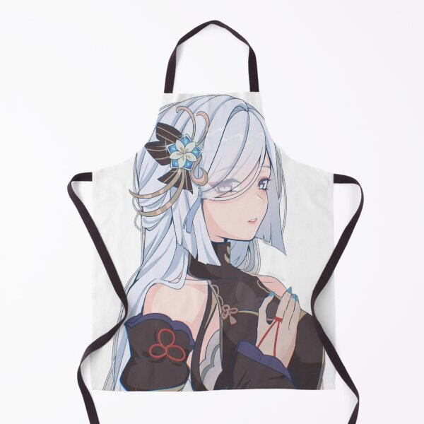 Item preview, Shenhe Frostflower Dew Genshin Impact designed and sold by KomiArts.