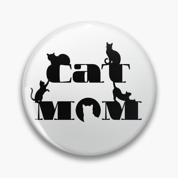 Item preview, Cat Mom Silhouette Typography designed and sold by Randomnessy.