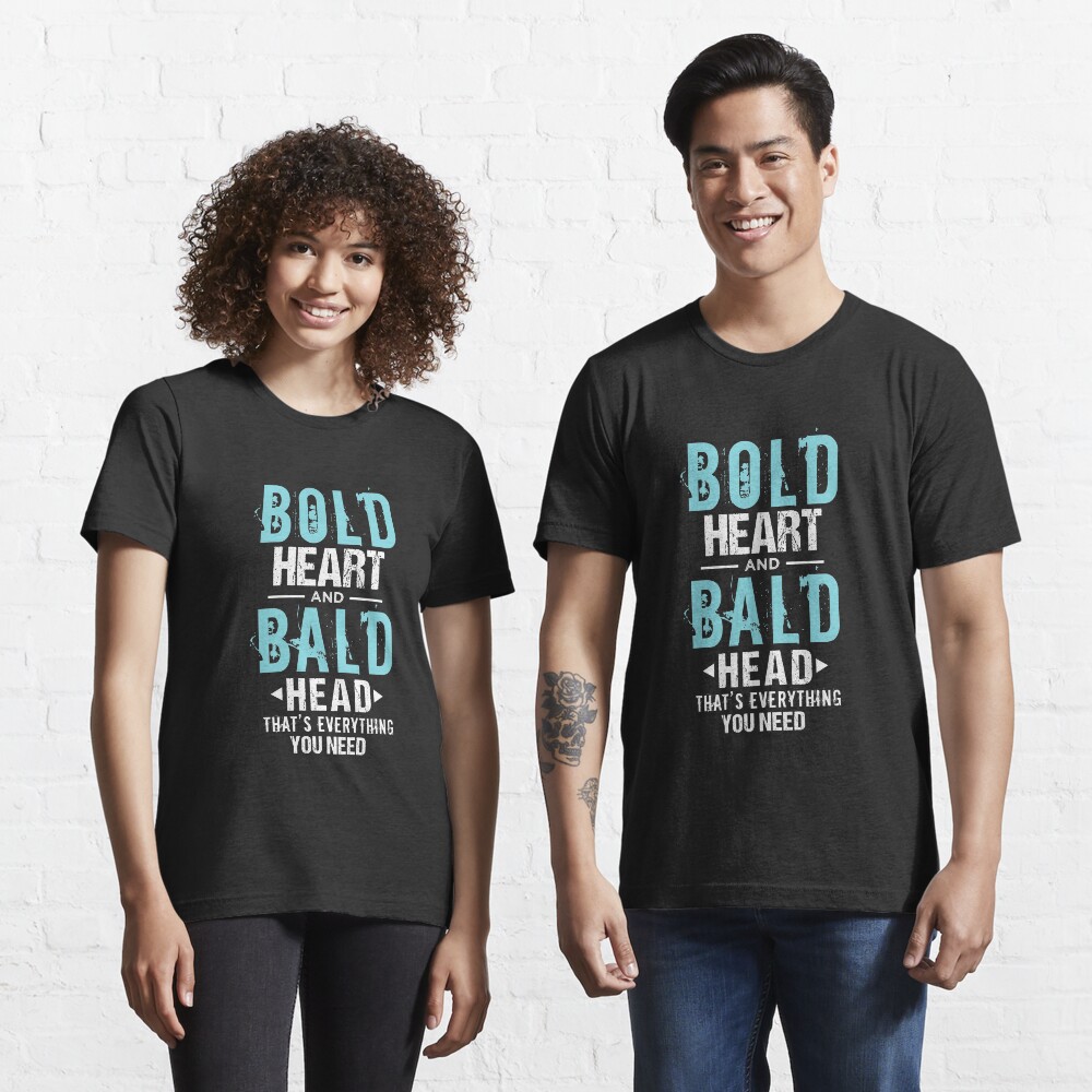 bald head t shirt