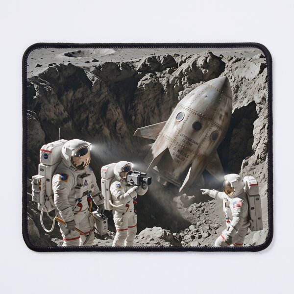 Item preview, NASA astronauts discovering George Melies’s ship designed and sold by WiseBow.