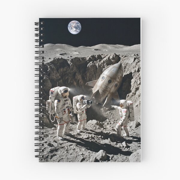Item preview, NASA astronauts discovering George Melies’s ship designed and sold by WiseBow.