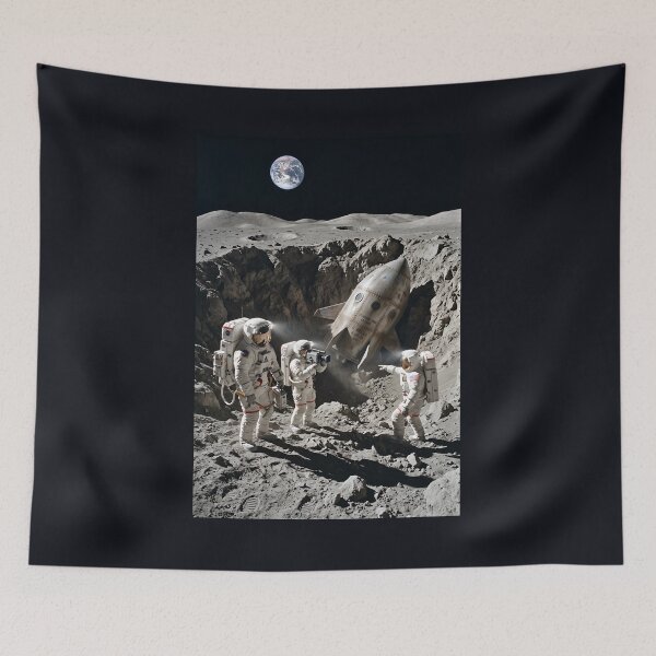 Item preview, NASA astronauts discovering George Melies’s ship designed and sold by WiseBow.