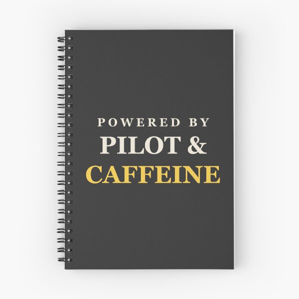 Item preview, Powered By Pilot & Caffeine - Pilot designed and sold by RetroThreadWorks.