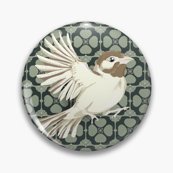 Item preview, Hand-drawn dark green bird designed and sold by Fiorart Studio .