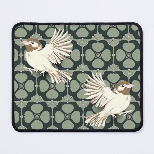 Item preview, Hand-drawn dark green bird designed and sold by Fiorart Studio .