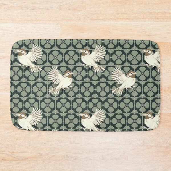Item preview, Hand-drawn dark green bird designed and sold by Fiorart Studio .