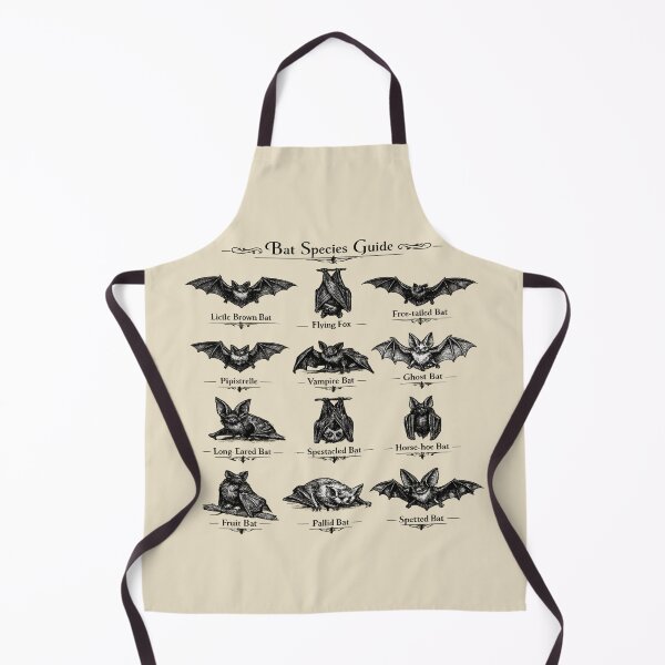 Item preview, Gothic Bat Species Guide for Bat Lovers designed and sold by POD DYNASTY | Original Print On Demand T-Shirt Graphics.