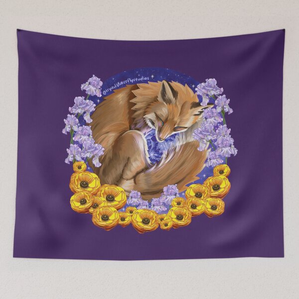 Item preview, Nap on the Moon -- Moonfox designed and sold by KrystalBStudios.