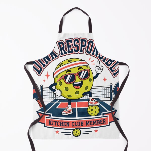 Item preview, Pickleball Funny Dink Responsibly Kitchen Club Sticker designed and sold by DigitalDream Gallery.
