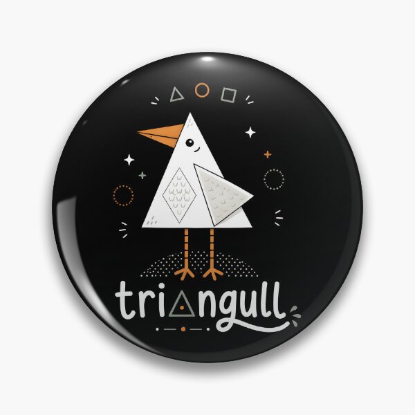 Item preview, Triangull Shirt, Funny Triangle Seagull Bird Pun Graphic Tee, Cute Geometric Coastal Animal Design, Nerdy Math Gift for Geometry Lovers designed and sold by Phirivey.