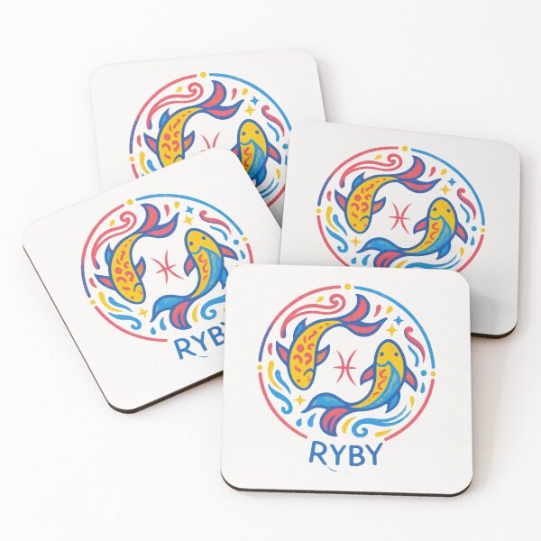 Item preview, Retro Pisces Fish Zodiac Sign - Vibrant Celestial Astrology designed and sold by mijaczeek.