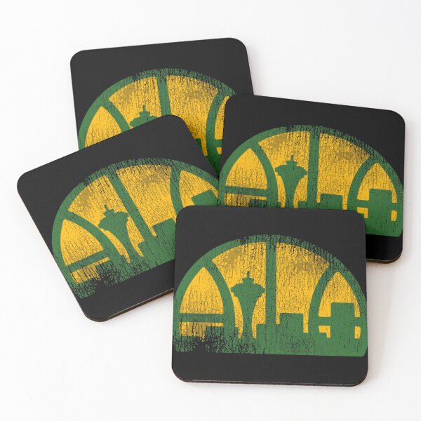 Item preview, Seattle Supersonics Vintage Distressed Basketball designed and sold by HRINGUR CLOTHES AND ACCESSORIES.