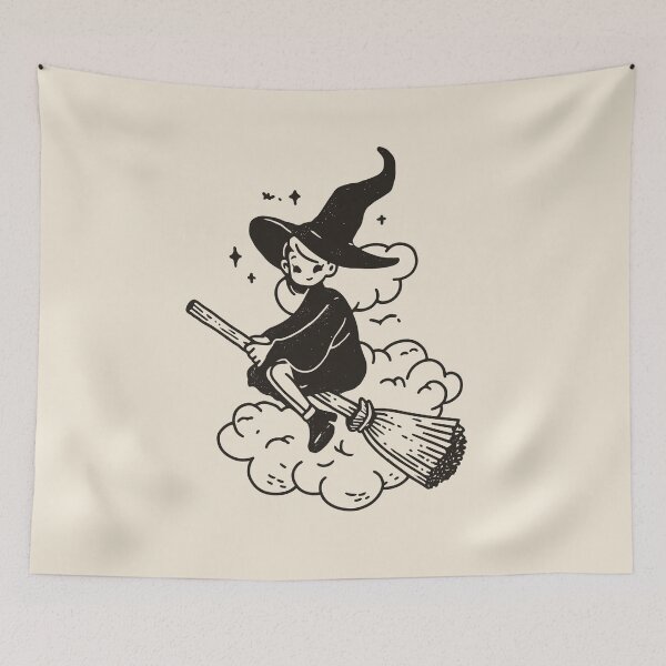 Item preview, Cute Witchy Halloween Art designed and sold by oneofthesedayys.