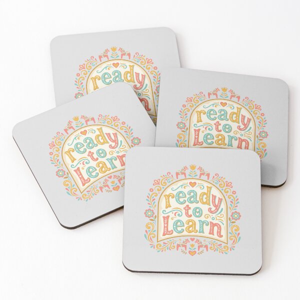 Item preview, Ready to Learn Folk Art Sticker Design designed and sold by hattie's.