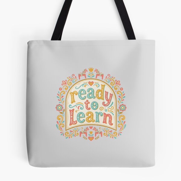 Item preview, Ready to Learn Folk Art Sticker Design designed and sold by hattie's.