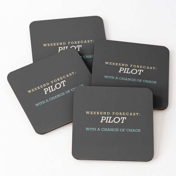 Item preview, Weekend Forecast: Pilot With A Chance Of Chaos - Pilot designed and sold by RetroThreadWorks.