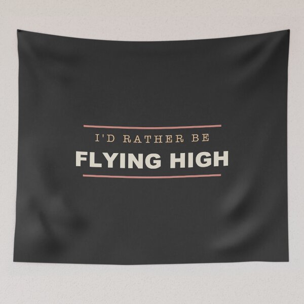 Item preview, I'd Rather Be Flying High - Pilot designed and sold by RetroThreadWorks.