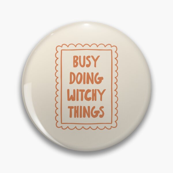 Item preview, Busy Doing Witchy Things: Spooky Season Cute Halloween Art designed and sold by oneofthesedayys.