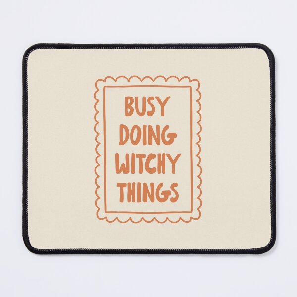 Item preview, Busy Doing Witchy Things: Spooky Season Cute Halloween Art designed and sold by oneofthesedayys.