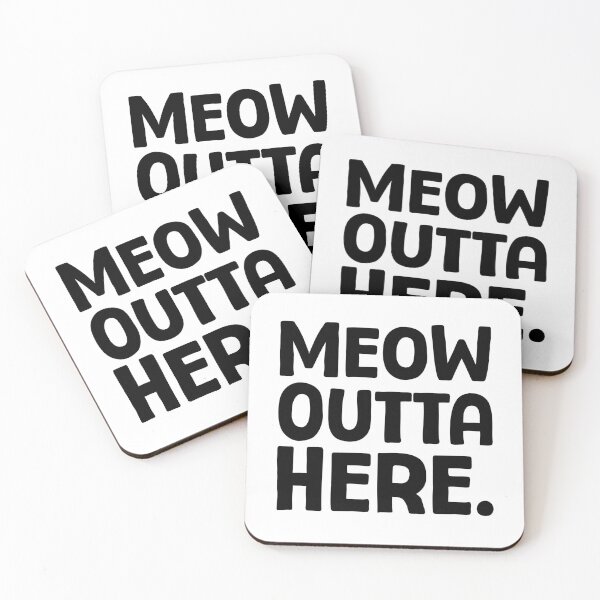 Item preview, Meow Outta Here - B_1 designed and sold by AhmedHelal24795.