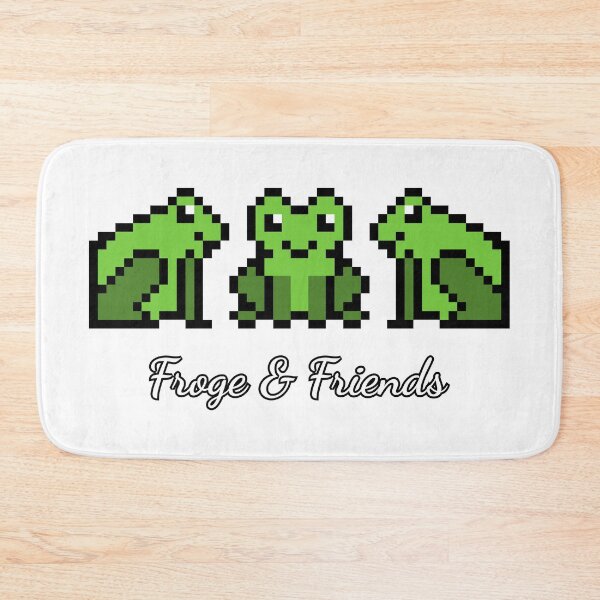 Item preview, Froge & Friends Cute Pixel Art Frogs designed and sold by OpenTabsDesigns.