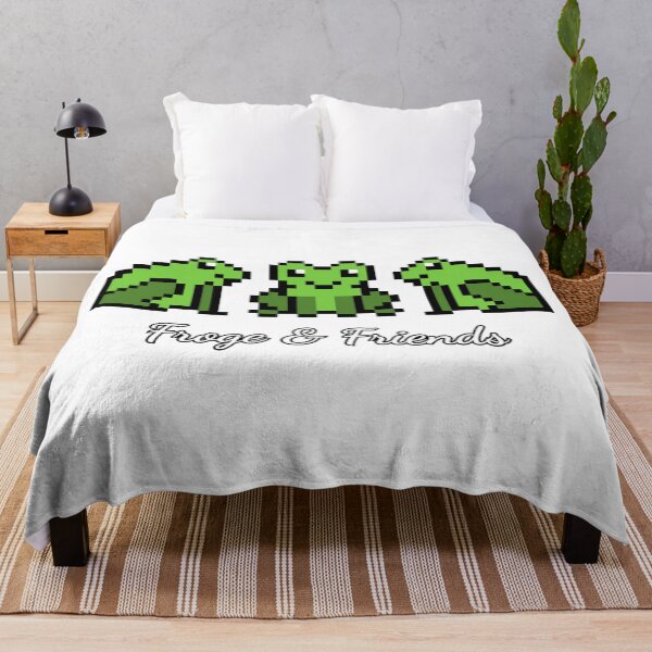 Item preview, Froge & Friends Cute Pixel Art Frogs designed and sold by OpenTabsDesigns.