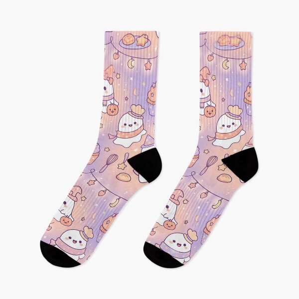 Item preview, Kawaii Pastel Autumn Midnight Bakery Pattern - 2 designed and sold by Thai Vibe Studio.