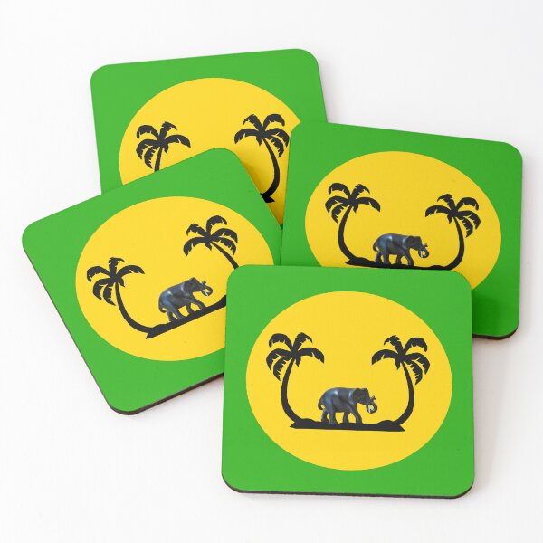 Item preview, Tropical Elephant Silhouette Sunset designed and sold by TopShopTito.