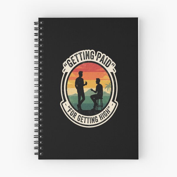 Item preview, Getting Paid For Getting High - Retro Funny designed and sold by MarceloBozzano.