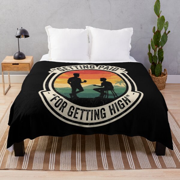 Item preview, Getting Paid For Getting High - Retro Funny designed and sold by MarceloBozzano.